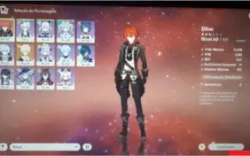 Genshin Impact AR 31 - Diluc/Túmulo do Lobo/Harpa Celestial