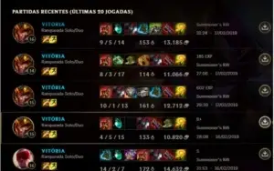 Conta League of Legends Gold IV