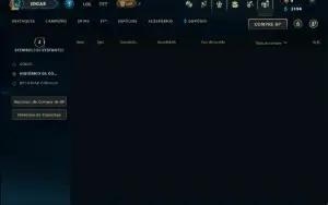 Unranked com 20 Champs e 10 Skins