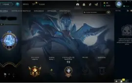Conta lol gold 3 com skins