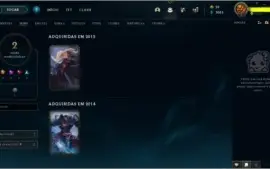 Conta Lol com skin