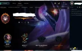 Conta Lol , todos os champs, 233 skins
