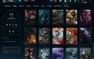 Esmeralda 4 com 110 Champs e 65 Skins + 10 Espolios