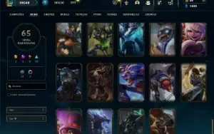 Esmeralda 4 com 110 Champs e 65 Skins + 10 Espolios