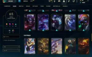 Esmeralda 4 com 110 Champs e 65 Skins + 10 Espolios