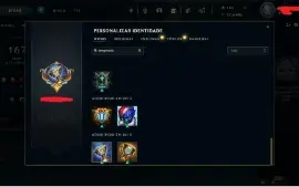 Conta LoL quase todas as vitoriosas + kayle juíza