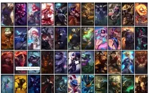 Conta prata 1 com 143 Champs e 153 Skins + 4 Vitoriosas