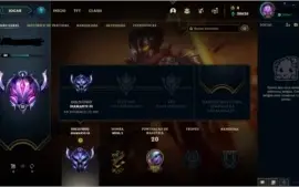 Conta LoL, Diamante lll 73 Pdls, 62% de WR