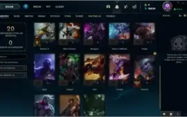 Conta LoL, Diamante lll 73 Pdls, 62% de WR
