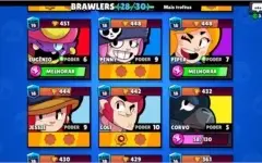 CONTA BRAWL STARS 11.9K TROFÉUS - 2 LENDÁRIOS, BRAWLS FULL