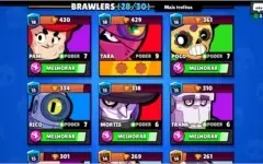 CONTA BRAWL STARS 11.9K TROFÉUS - 2 LENDÁRIOS, BRAWLS FULL