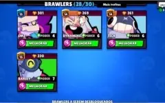 CONTA BRAWL STARS 11.9K TROFÉUS - 2 LENDÁRIOS, BRAWLS FULL
