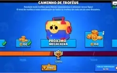 CONTA BRAWL STARS 11.9K TROFÉUS - 2 LENDÁRIOS, BRAWLS FULL
