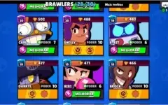CONTA BRAWL STARS 11.9K TROFÉUS - 2 LENDÁRIOS, BRAWLS FULL
