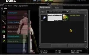 CONTA THE DUEL, NIVEL 74 COM MUITOS ITENS