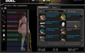 CONTA THE DUEL, NIVEL 74 COM MUITOS ITENS