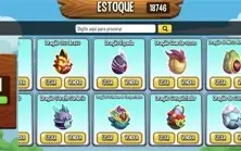 Conta dragon city level 78 1.300 gemas