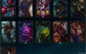 conta platina 4 - 34 champs - 11 skins - PARA VENDER RÁPIDO