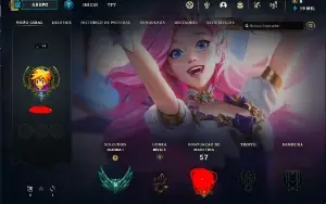 Conta Platina 1 Ótimo Win Rate/Poucas Partidas