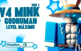 BLOX FRUITS > 🐰V4 MINK TIER 1 + 👊GHM + ✨BRINDES🩵
