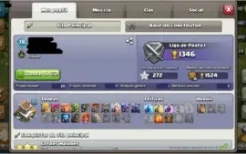 Clash of clans cv 8 intermediario com defesas aereas full