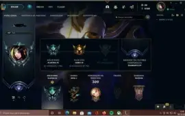 conta platina 3 mmr alto 57 skins