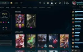 Conta League Of Legends lvl.294 com mais de 200 skins