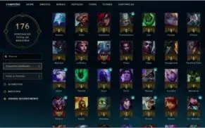 Conta League of Legends Level 30, 38 Campeões