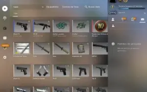 Conta CSGO + Prime, medalhas 10 e 5 anos