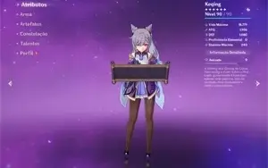 Conta genshin AR56