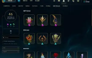 Conta League of Legends - 336 Skins - Desde 2016 - Main Sup