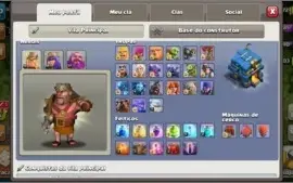 Clash of clans cv 12 top com gemas