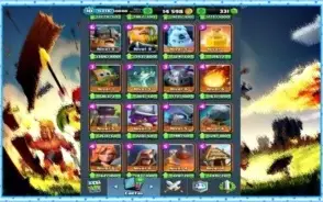 CONTA lvl 10 /Arena 10/ com 18 Lendárias. (+TROCA DE NOME)