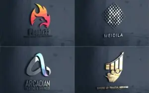🟢Faço sua logo 3D envido imediato 🟢