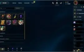 Conta Top de League of Legends LVL 315 465 Skins e Plat 4
