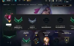 Esmeralda 4 com 130 Champs e 77 Skins (SUP / ADC) -Nivel 525