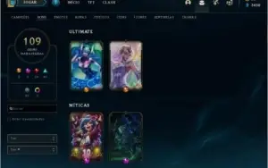 Conta ouro2 vayne ladra de almas 109 skins 125 champ