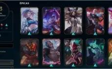 Conta do LoL com 23 Skins
