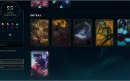 Conta do LoL com 23 Skins