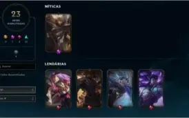Conta do LoL com 23 Skins