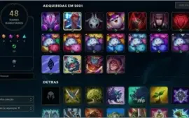 Conta do LoL com 23 Skins