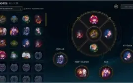 Conta do LoL com 23 Skins