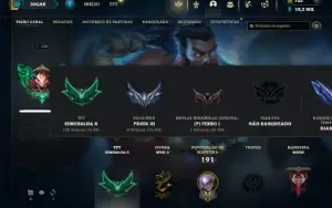 Prata 3 com TODOS os champs e 151 Skins + 2 Prestigios