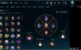 Conta LoL 4 anos, mmr Diamante 1. Nivel 412/101 Skins