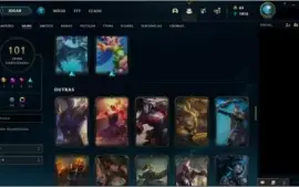 Conta LoL 4 anos, mmr Diamante 1. Nivel 412/101 Skins