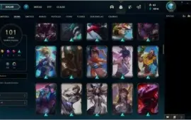 Conta LoL 4 anos, mmr Diamante 1. Nivel 412/101 Skins