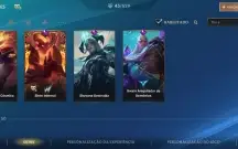 Conta Wild Rift Dima 3 com skin limitada