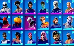 Conta fortnite com temporada 3 e 120 skins