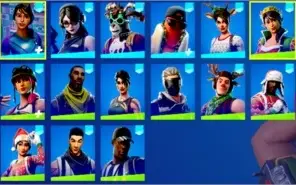 Conta fortnite com temporada 3 e 120 skins