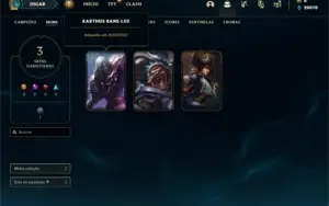 Conta ouro 4 com 25 Champs e 3 Skins ( EMAIL NÃO CONFIRMADO)